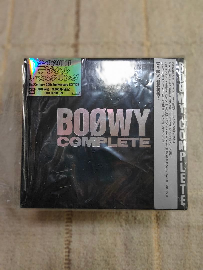 BOφWY/BOφWY COMPLETE～21st Century 20th …