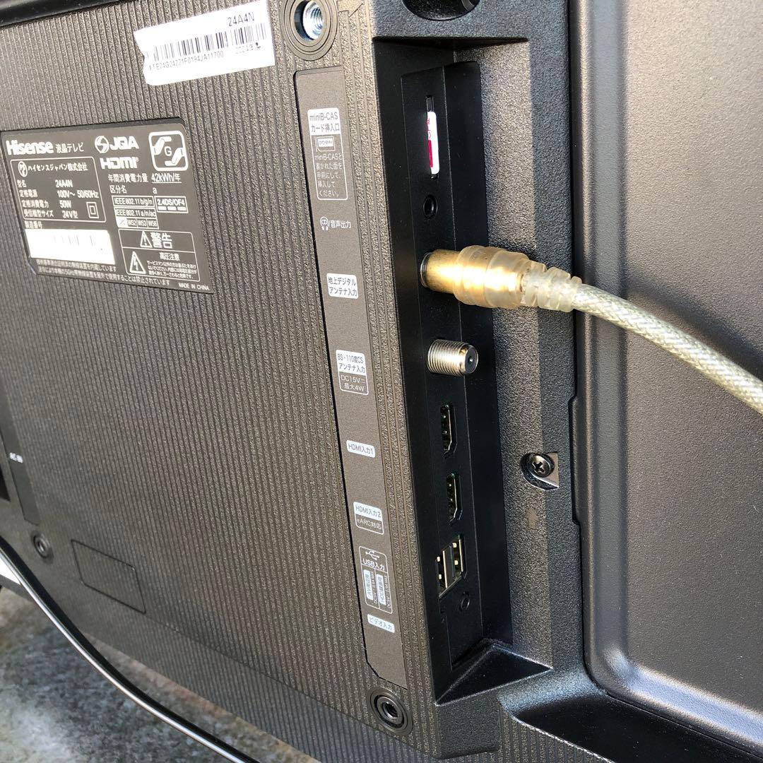 た10●Hisense 24V型2024年製液晶テレビ24A4N