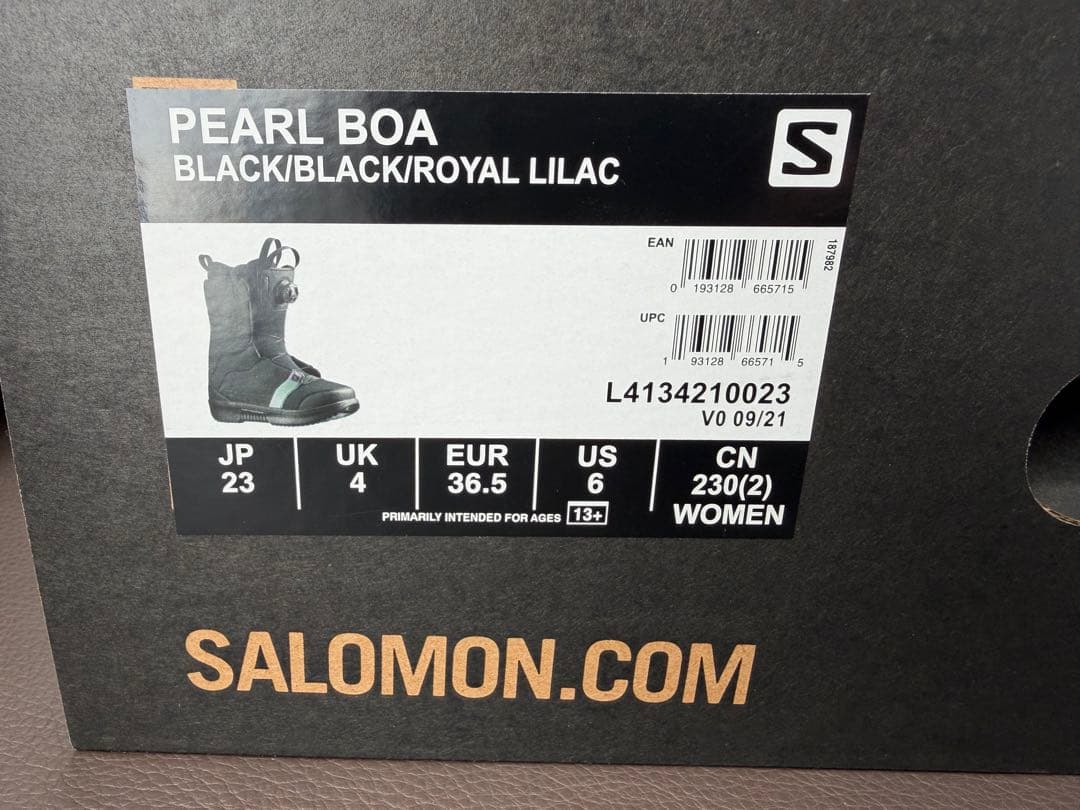 サロモン PEARL BOA 23cm スノーボードブーツ 21-22 箱あり