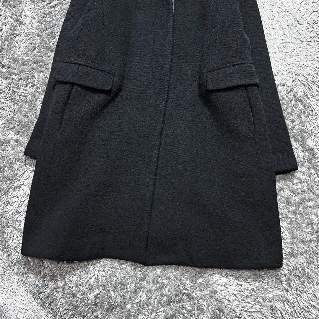 アンタイトル 現行タグ　フーデッドコート　ブラック　L相当　美品