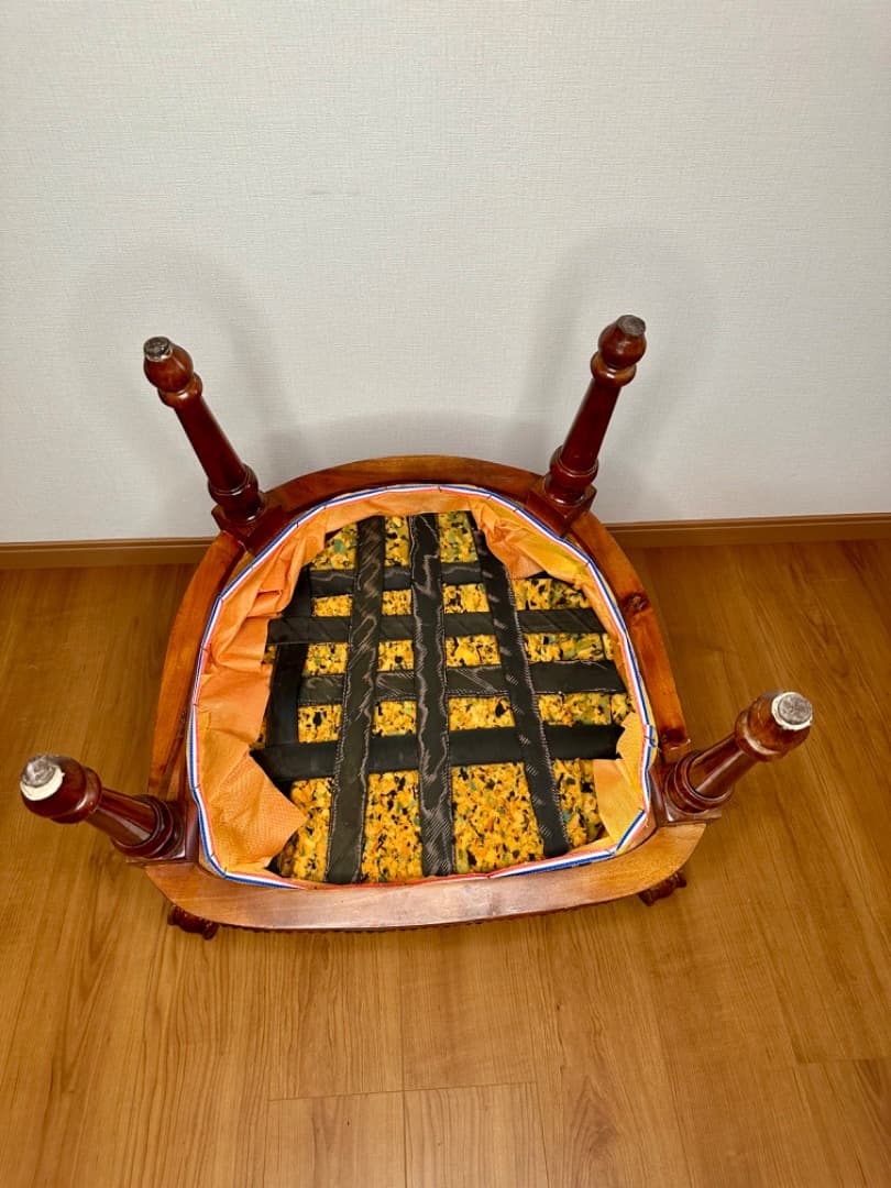 イタリア製 レザー アームチェア①