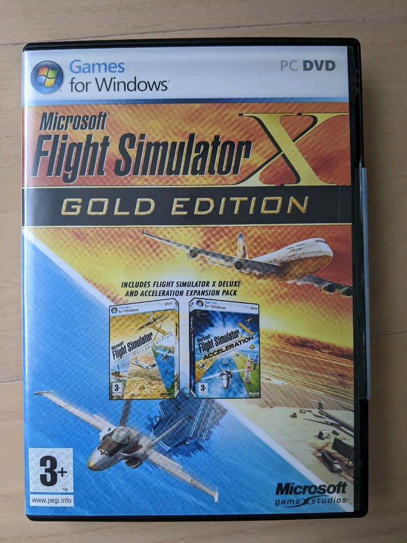 Flight Simulator X gold edition　英語版