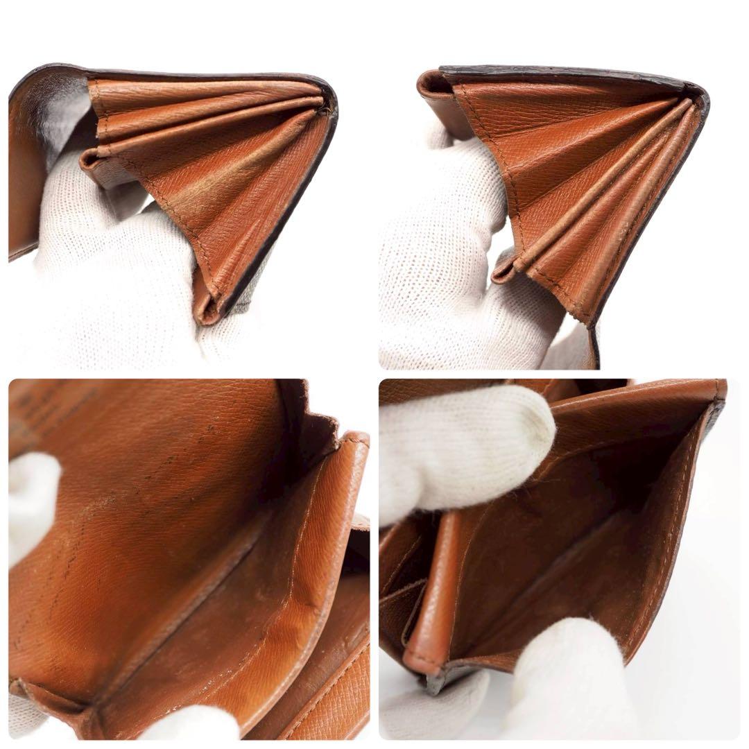 ルイヴィトン ポルトモネプラ ケース モノグラム コンパクト ブラウン