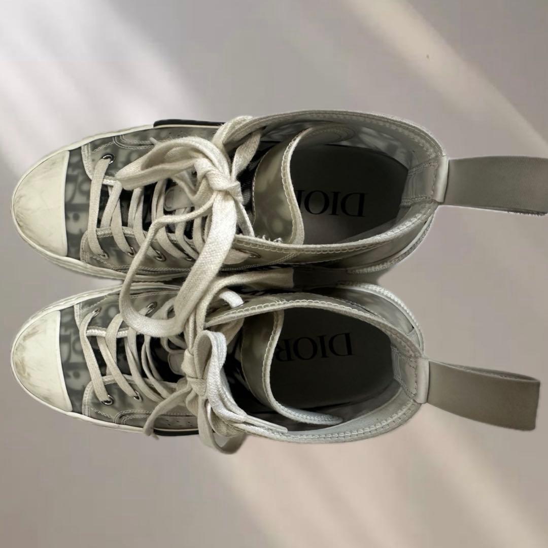 Dior ハイカットスニーカー グレー　37サイズ