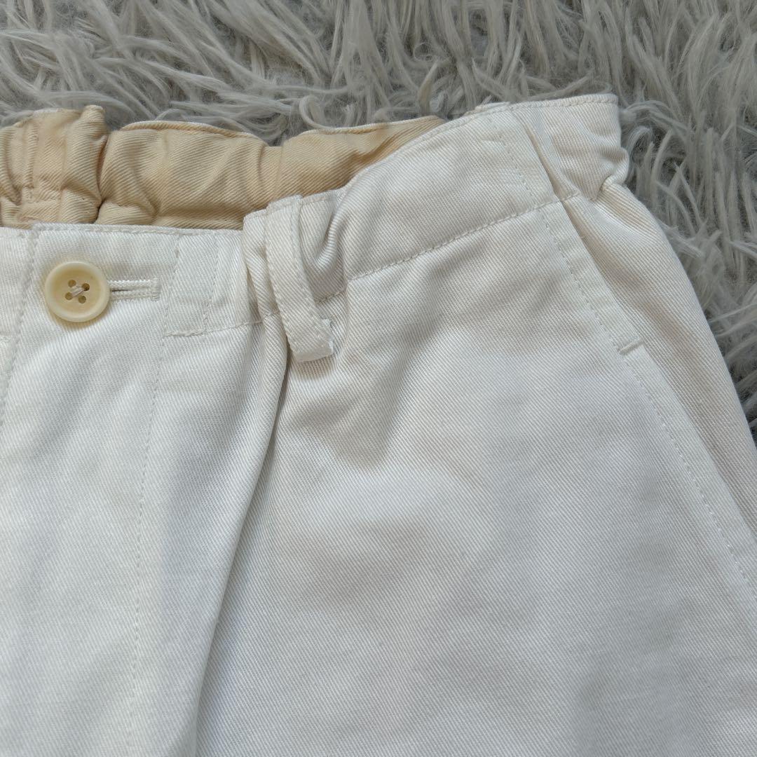 【新品】ゴーシュ カツラギテーパードパンツ ホワイト 2サイズ 22年モデル