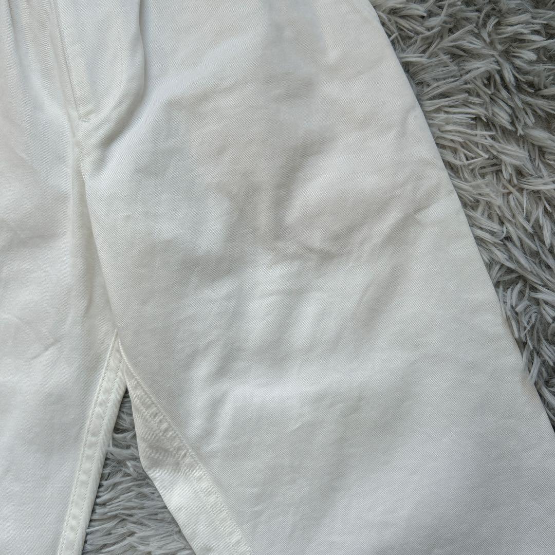 【新品】ゴーシュ カツラギテーパードパンツ ホワイト 2サイズ 22年モデル