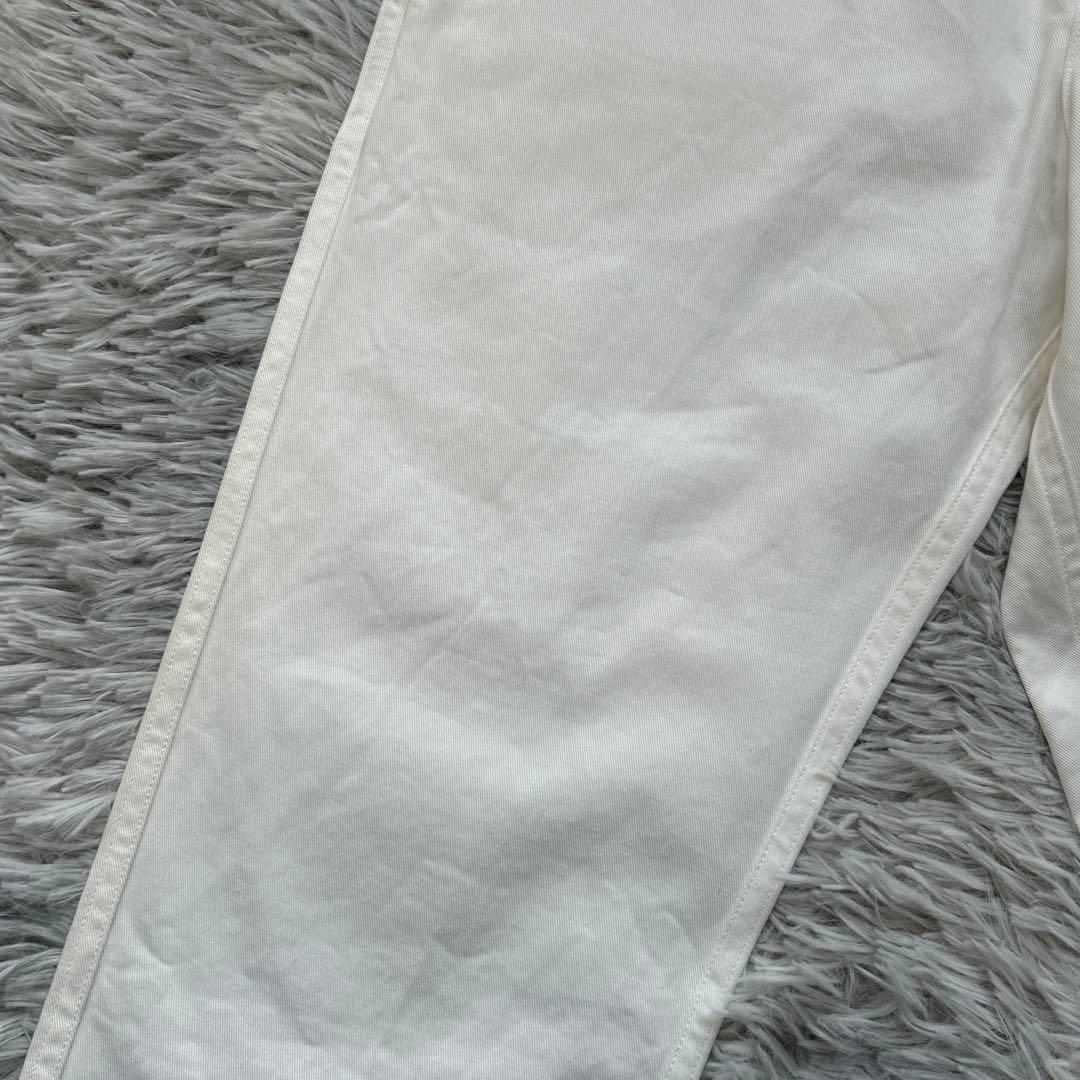 【新品】ゴーシュ カツラギテーパードパンツ ホワイト 2サイズ 22年モデル