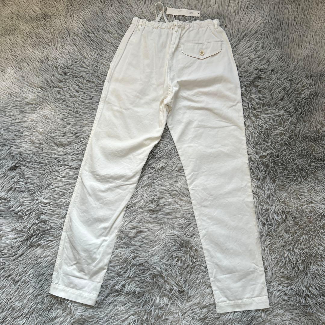 【新品】ゴーシュ カツラギテーパードパンツ ホワイト 2サイズ 22年モデル