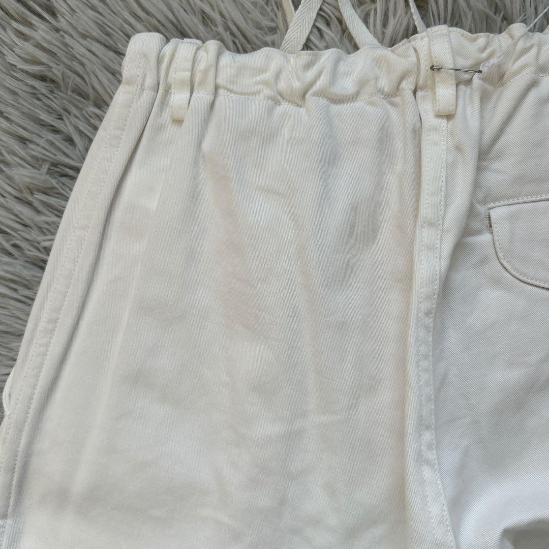 【新品】ゴーシュ カツラギテーパードパンツ ホワイト 2サイズ 22年モデル