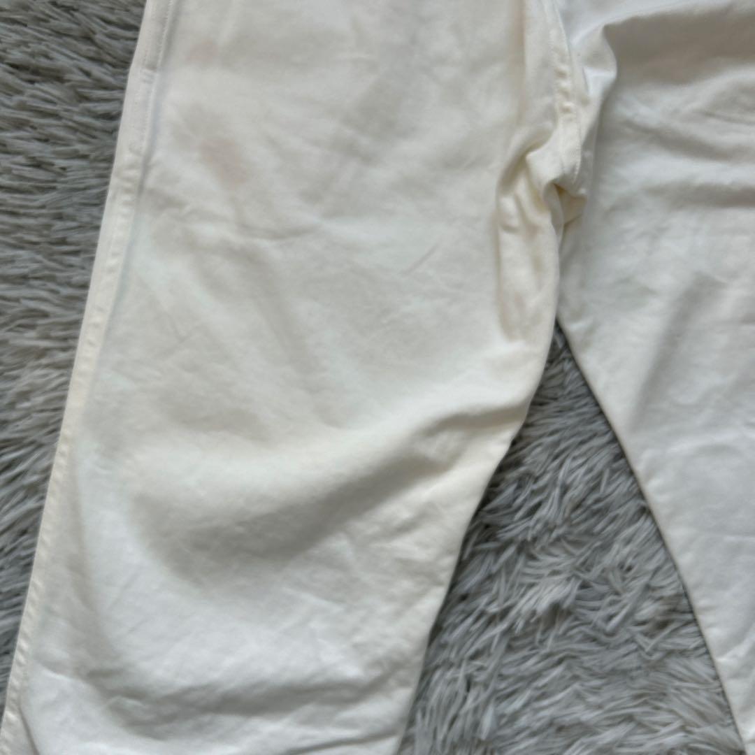 【新品】ゴーシュ カツラギテーパードパンツ ホワイト 2サイズ 22年モデル