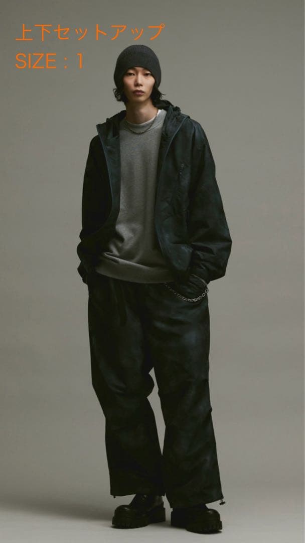 soerte セットアップ　上下セット　マウンテンパーカー　カーゴパンツ