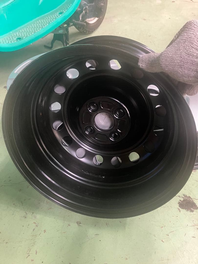 新車外し　　アクア純正スチールホイール　　MXPK10/MXPK11　美品