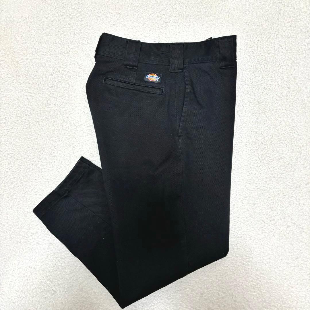 RHC別注 ロンハーマン × ディッキーズ ストレッチテーパード パンツ 黒