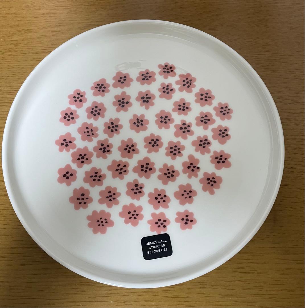 最終値下げ レア マリメッコ プケッティ プレートピンク　シリヤライン 限定品