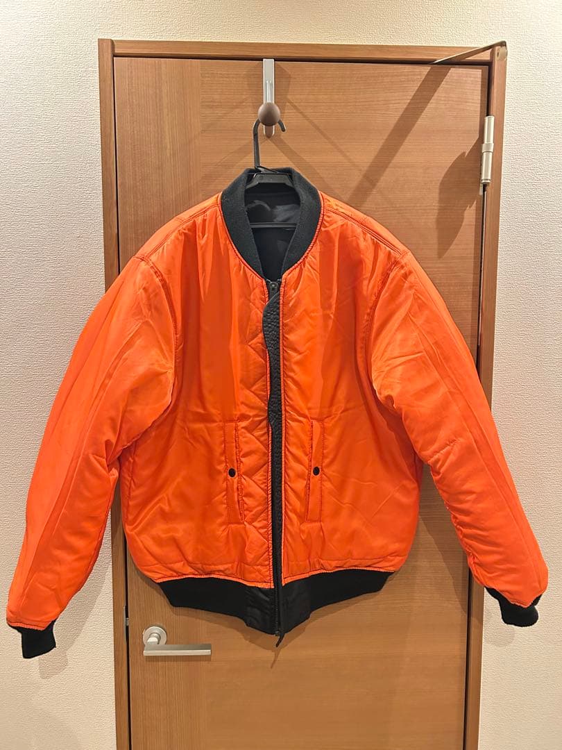 【美品】AVIREX MA-1 COMMERCIAL ブラック