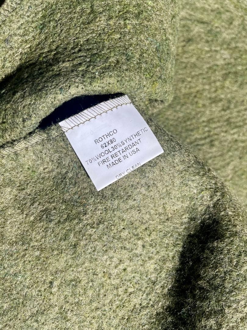 米軍放出未使用品 ROTHCO デッドストックブランケット US 米国製 ラスト