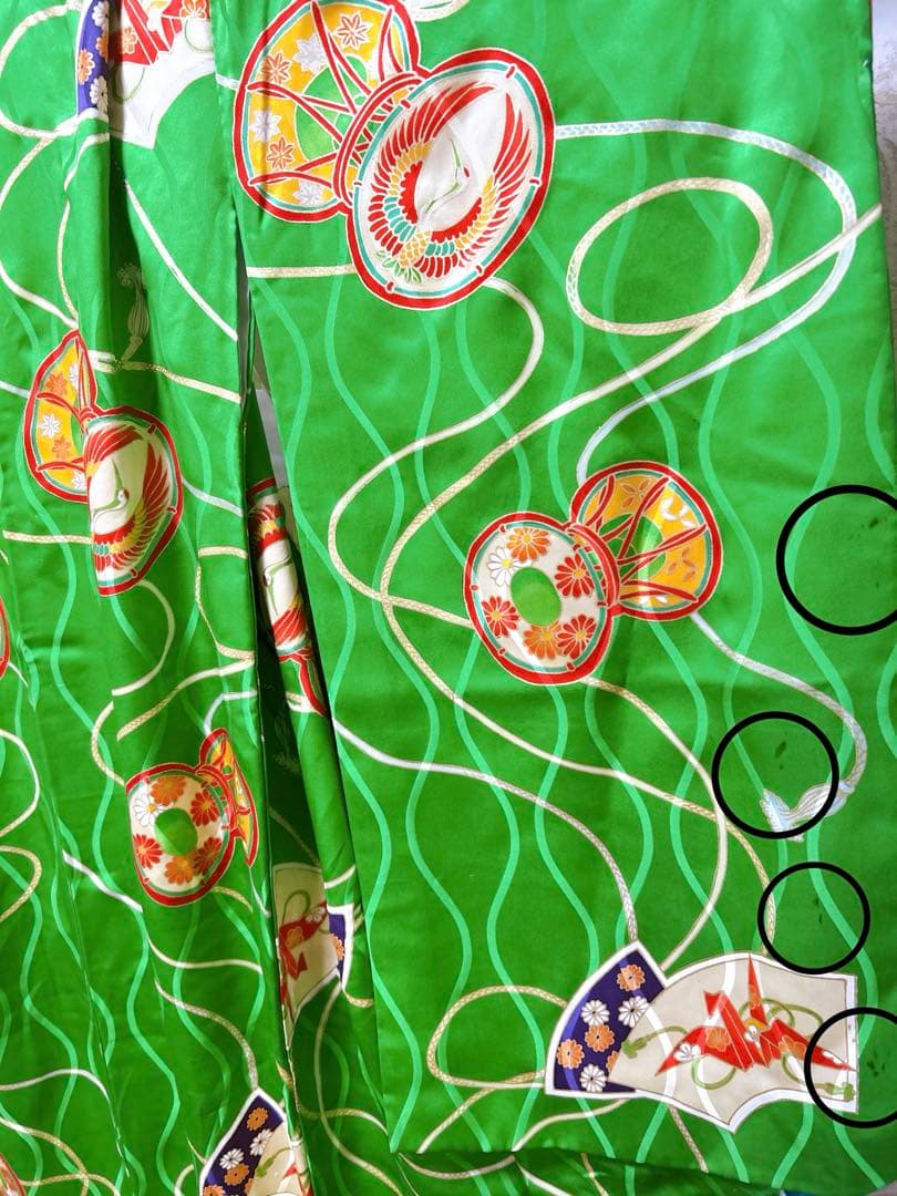 お買い得品♡七五三　7歳　女の子　フルセット　一式　緑系