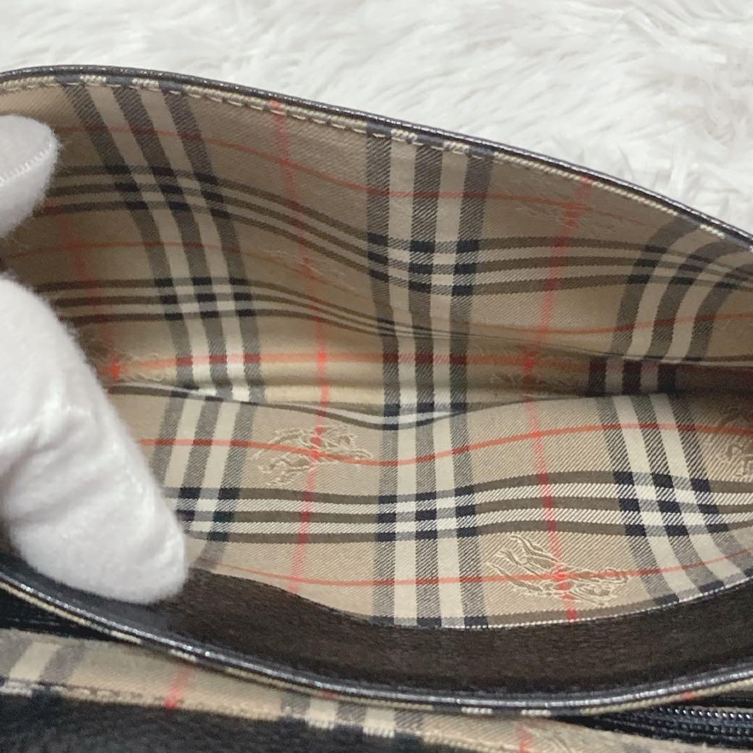 BURBERRYS バーバリー ショルダーバッグ ノバチェック オールレザー