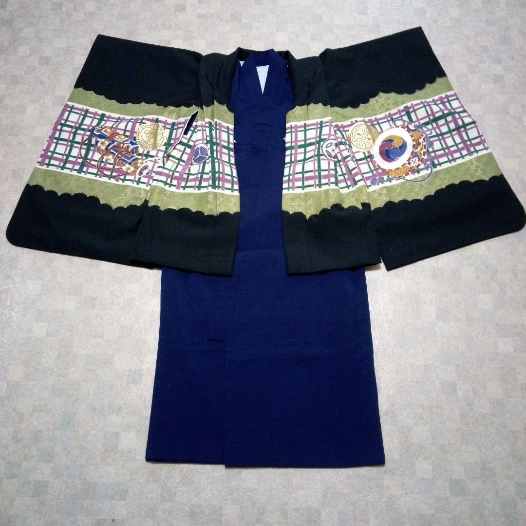 最終お値下げ‼️【七五三3歳用】羽織袴セット『小物付き』