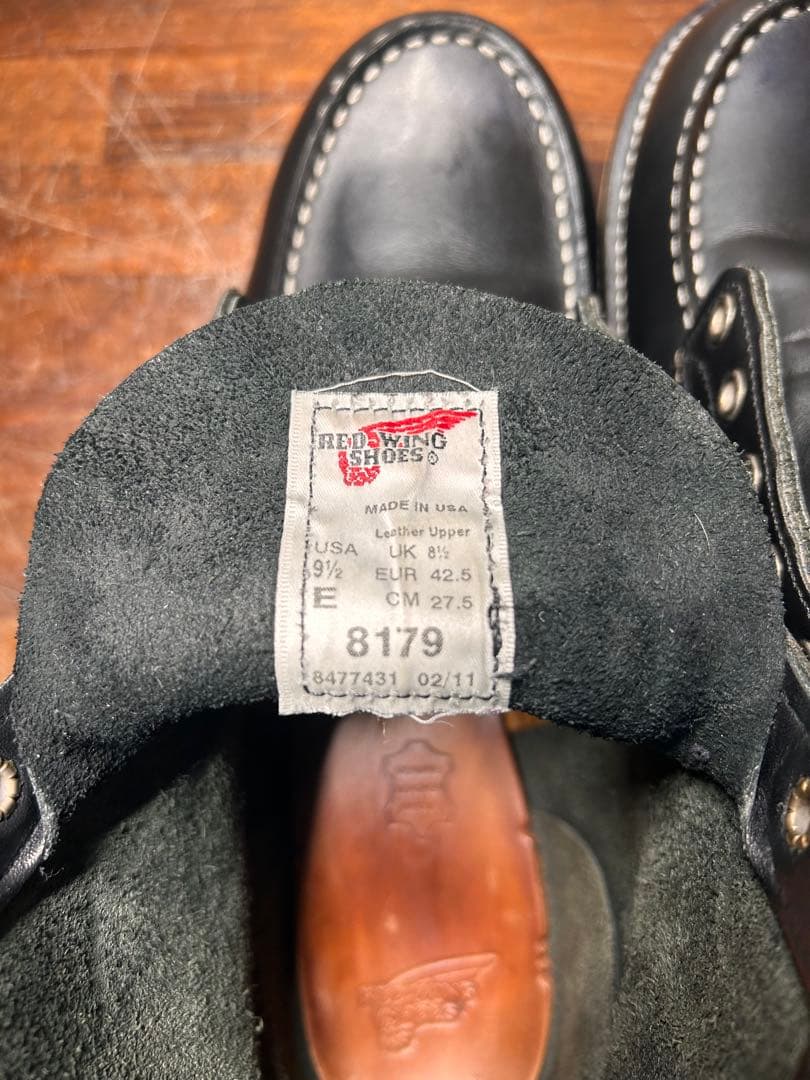ガ*ン様 RedWing レッドウィング　8179 2011年2月製 　9 1/