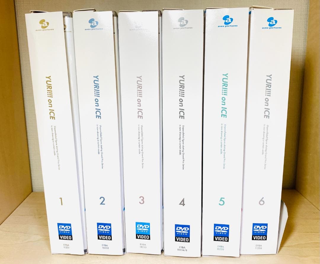 【初回特典付】 ユーリ!!! on ICE 全6巻 DVD セット