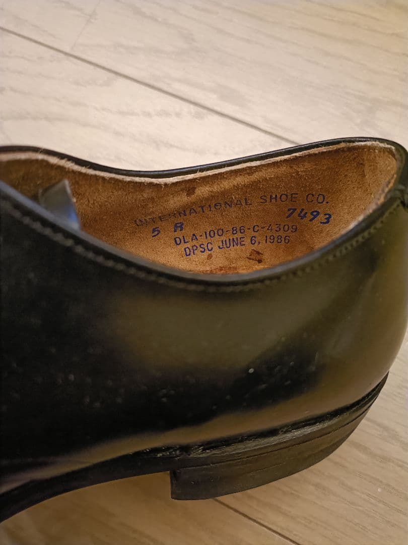 デッドストック '86 アメリカ軍 サービスシューズ 5R 箱付き