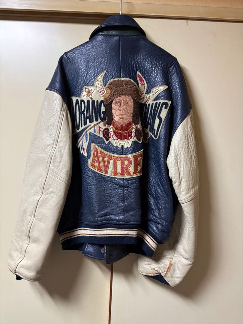 AVIREX アヴィレックス　アメリカンフットボール オールレザー