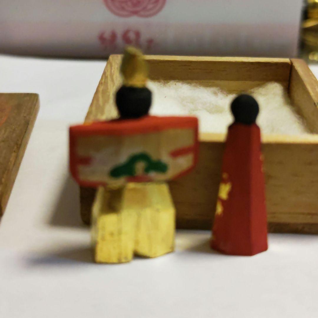 御雛　一刀彫　神泉