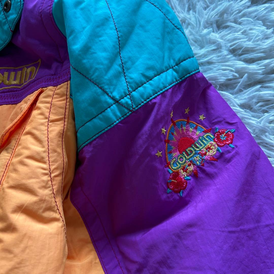 GOLDWIN 90s ヴィンテージ スキーウェア セットアップ 刺繍