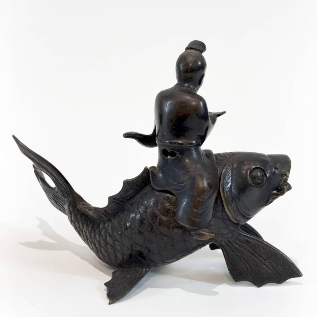 甲MJ20796　送料無料　即購入可能　スピード発送　鯉仙人　香炉