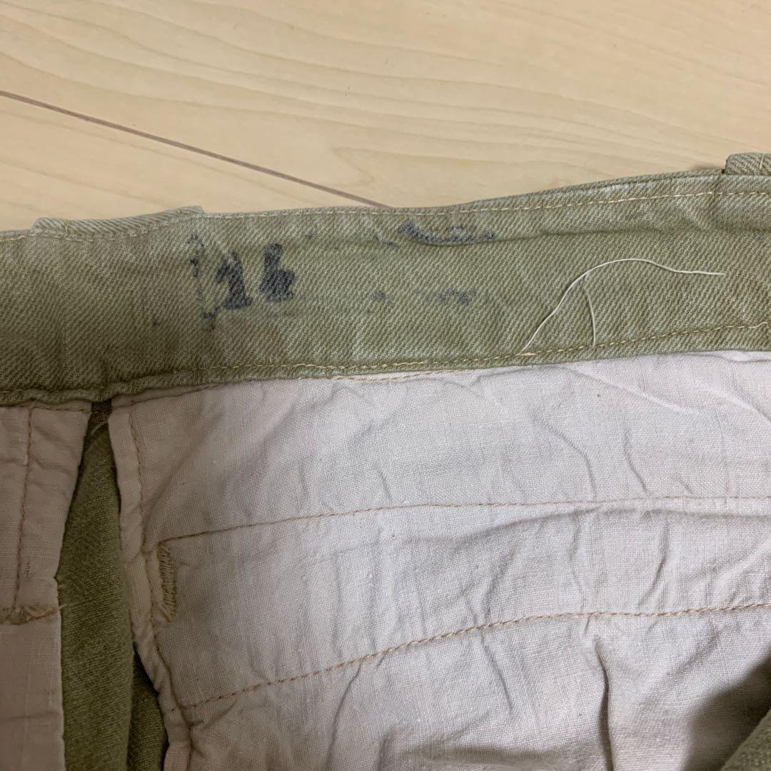 フランス軍 実物 M52チノ サイズ14 1950s 後期型