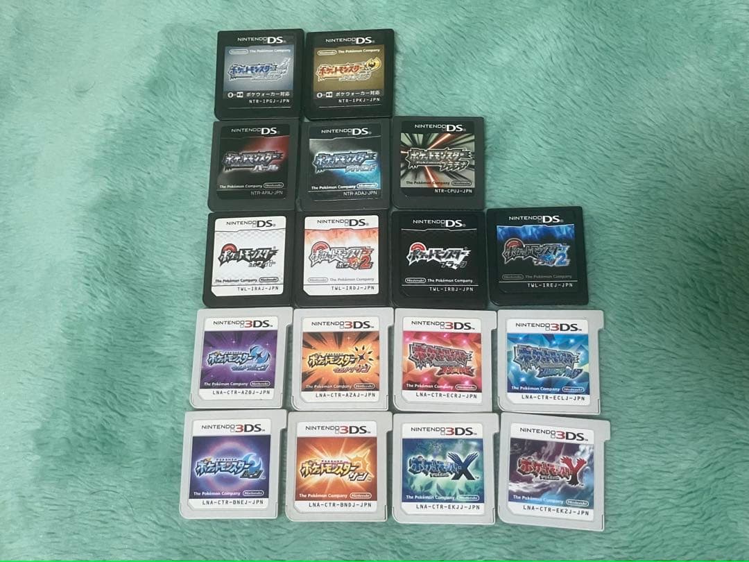 ポケモン ポケットモンスター 3DSケースあり ソフトセット まとめ17本