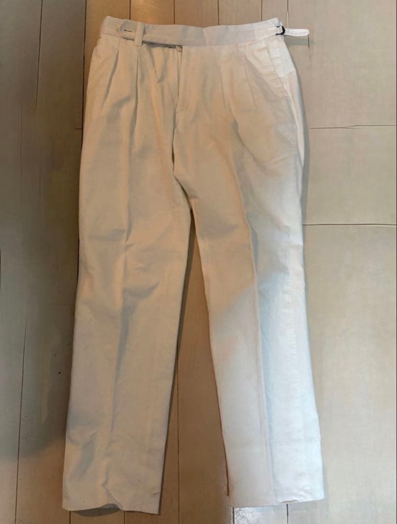 IGARASHI TROUSERS × BEAMS F コットンスラックス