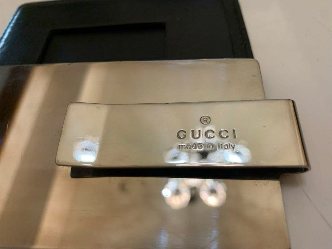 GUCCI マネークリップ シルバー made in italy