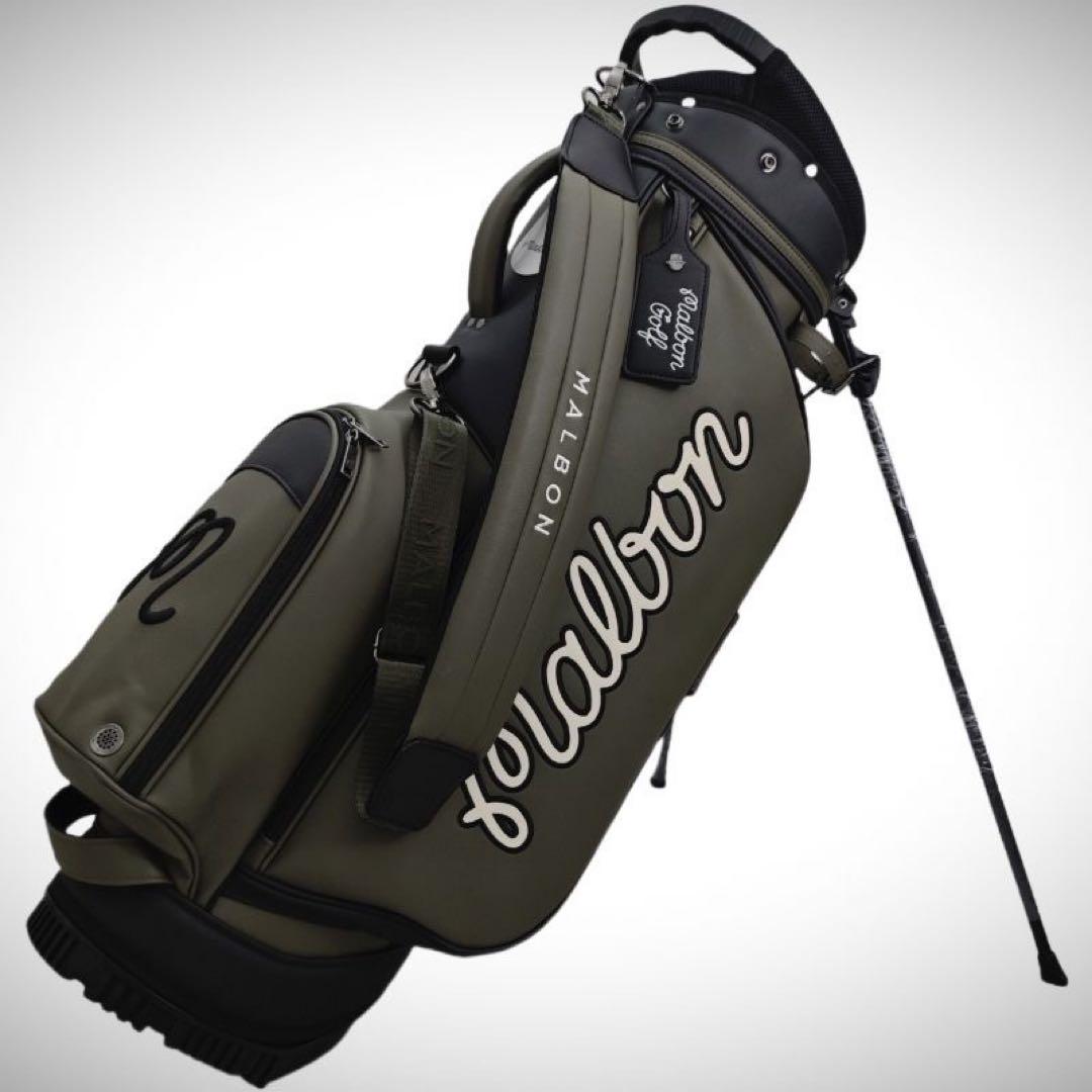 マルボン Malbon 25新作 ゴルフ キャディバッグ ゴルフバッグ