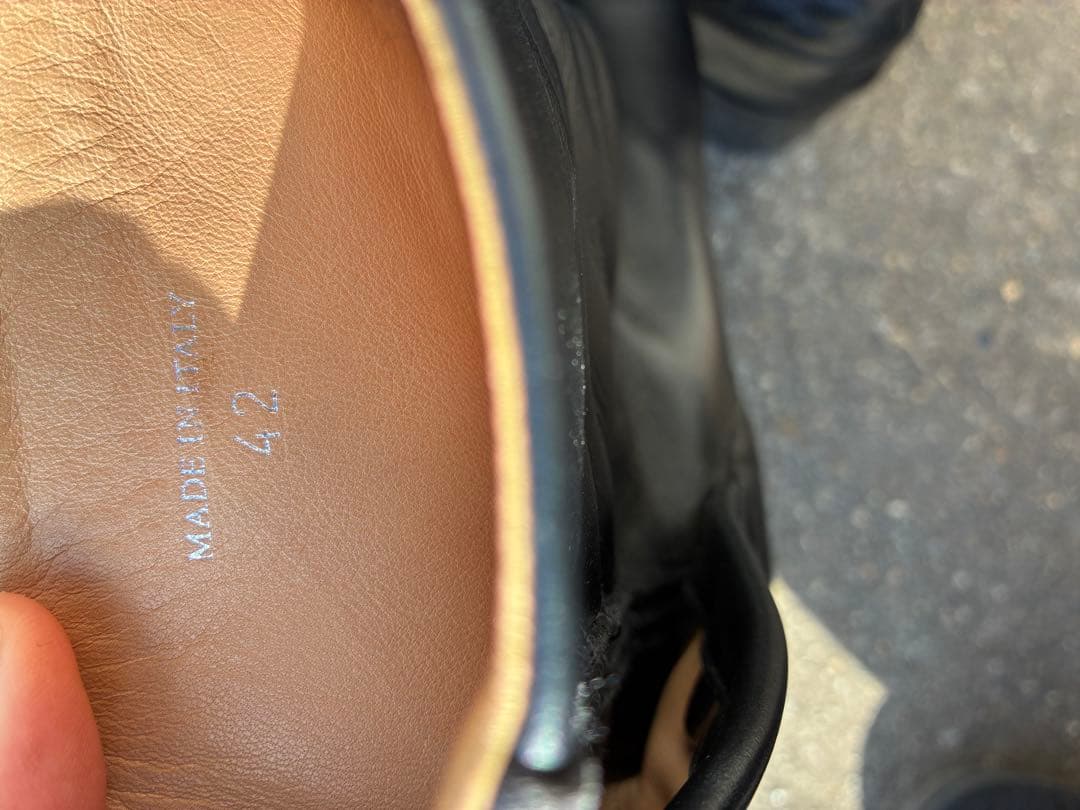 く*り様 Maison Margiela ブラックブーツ 42