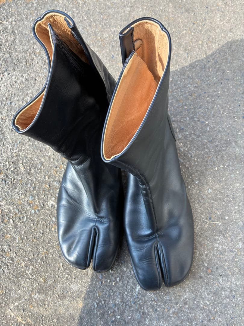 く*り様 Maison Margiela ブラックブーツ 42