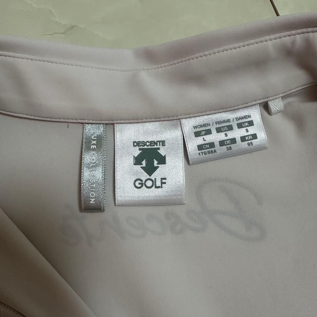 デサントゴルフ ノースリーブ シャツ プリーツ レディースLサイズ　未使用