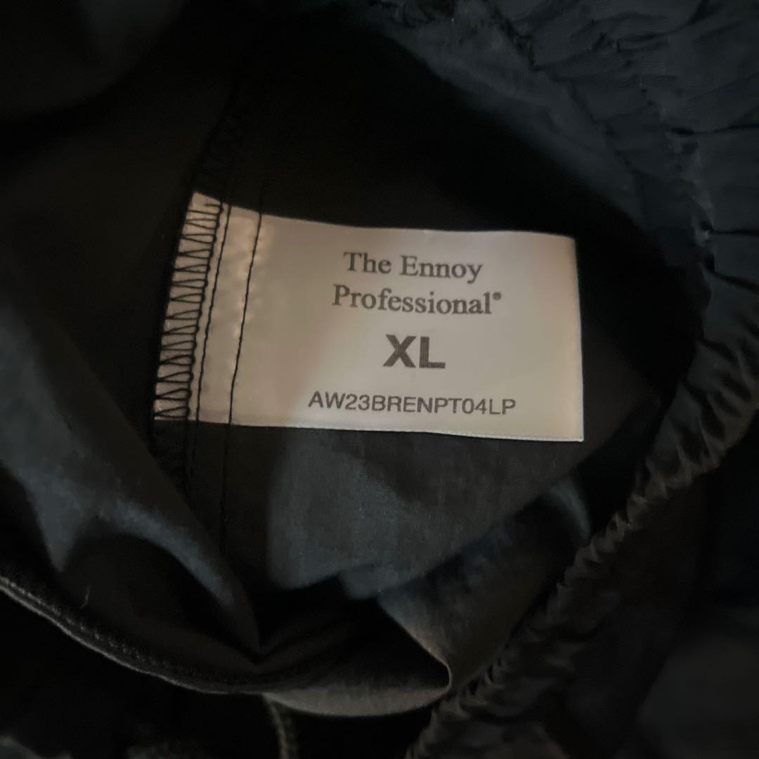 エンノイ　トラックパンツ　23AW 黒　XL