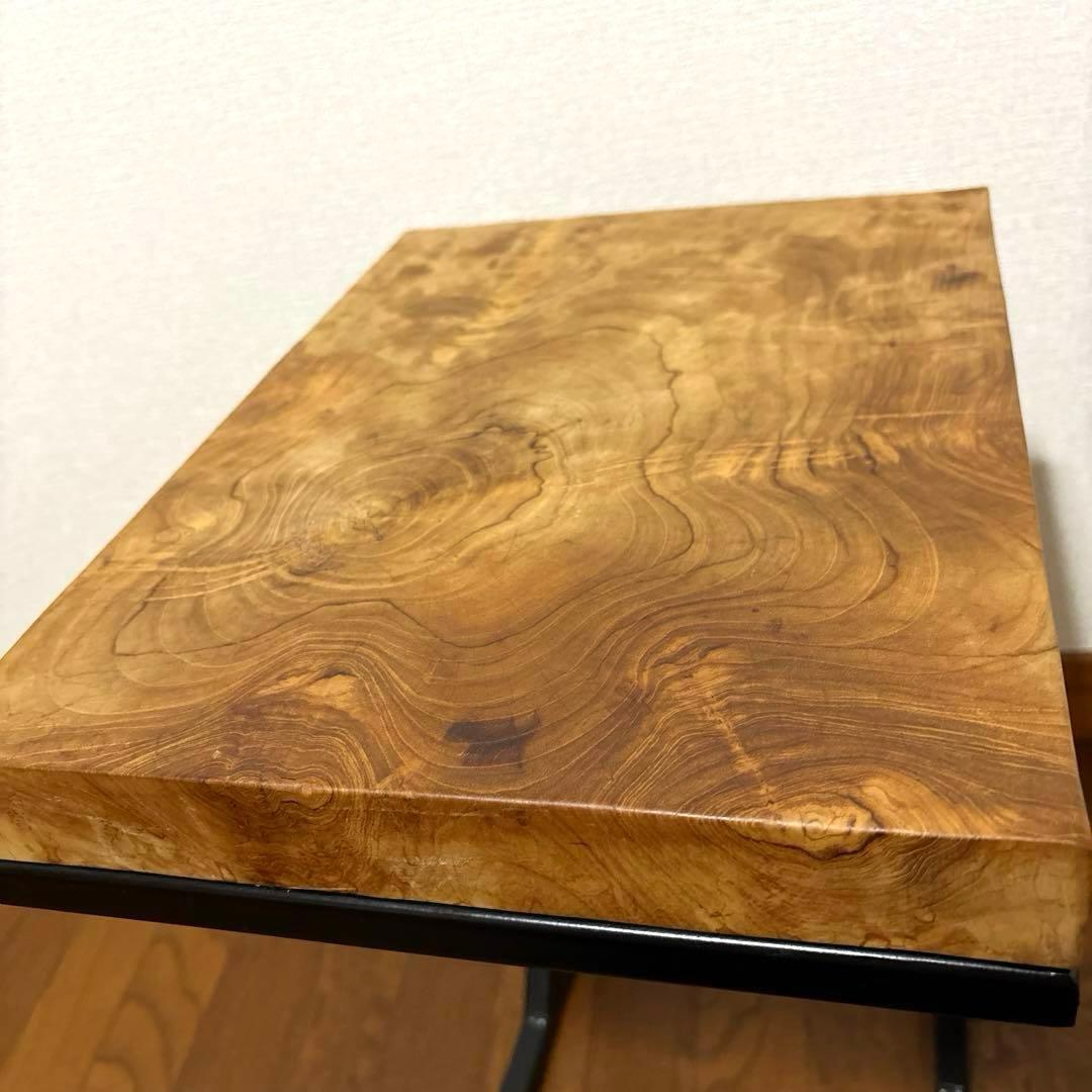 【良品】サイドテーブル チーク 無垢材