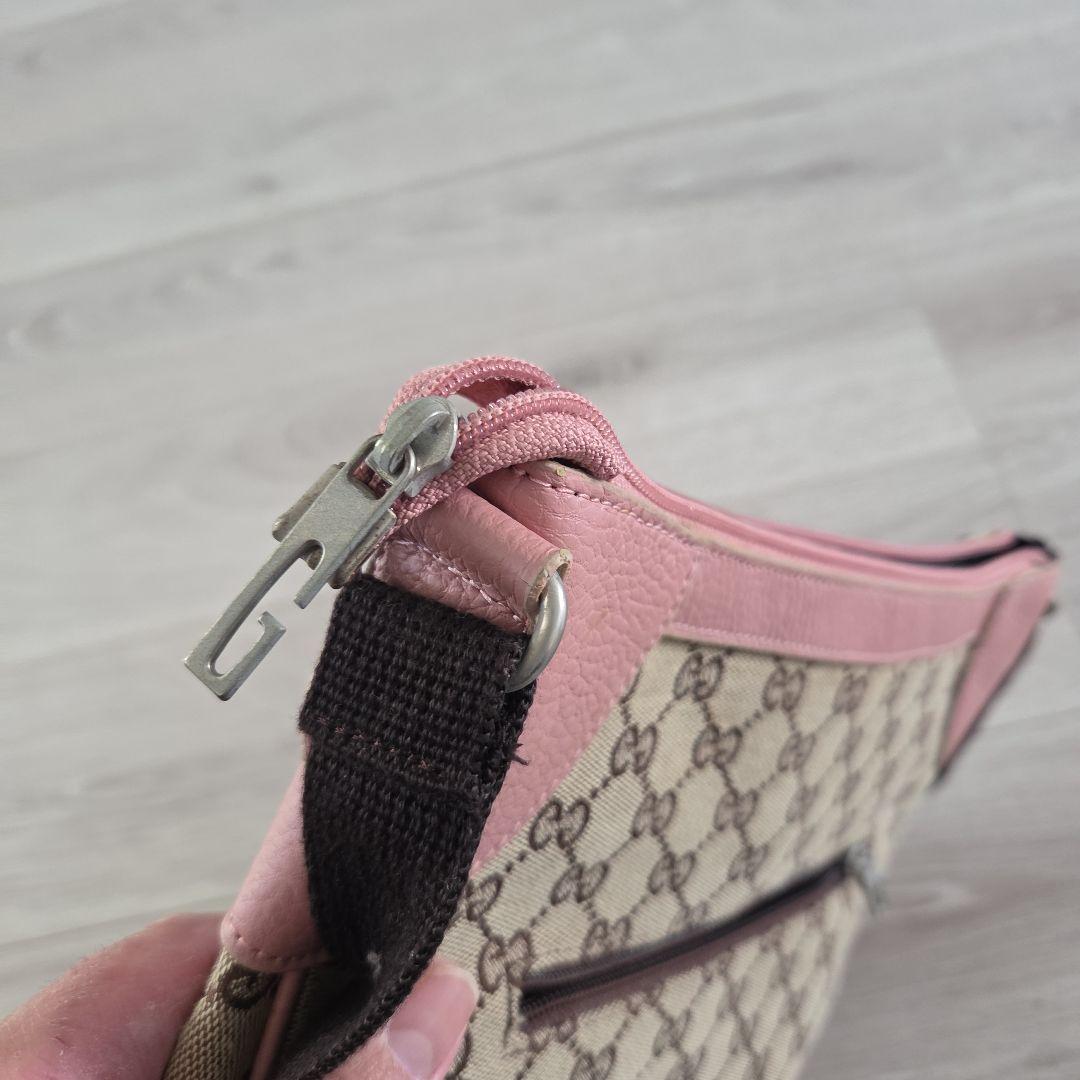 早い者勝ちGucci ショルダーバッグ ベージュ ピンク