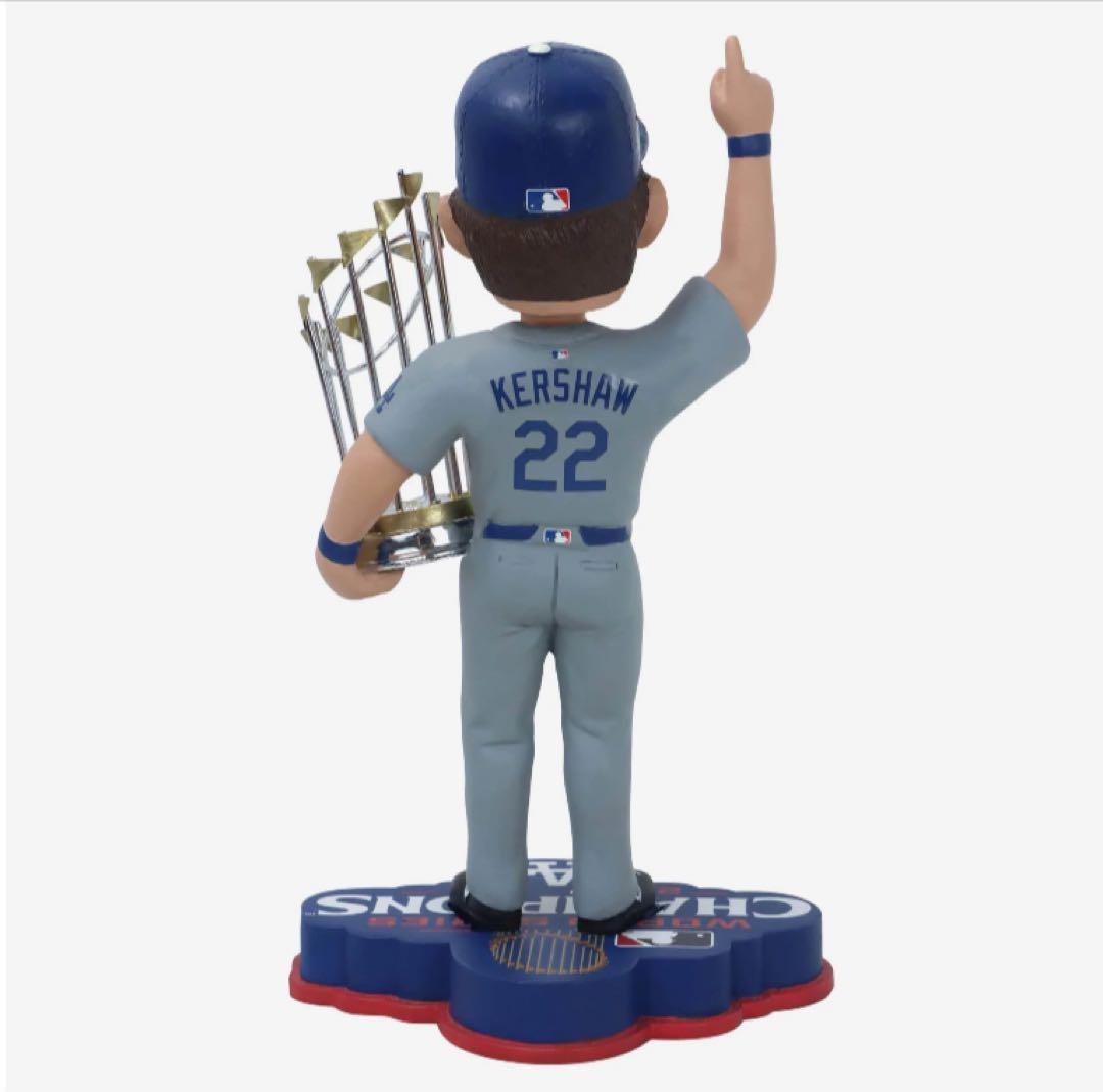 クレイトン・カーショウ　ワールドシリーズ優勝記念　ボブルヘッド　ドジャース