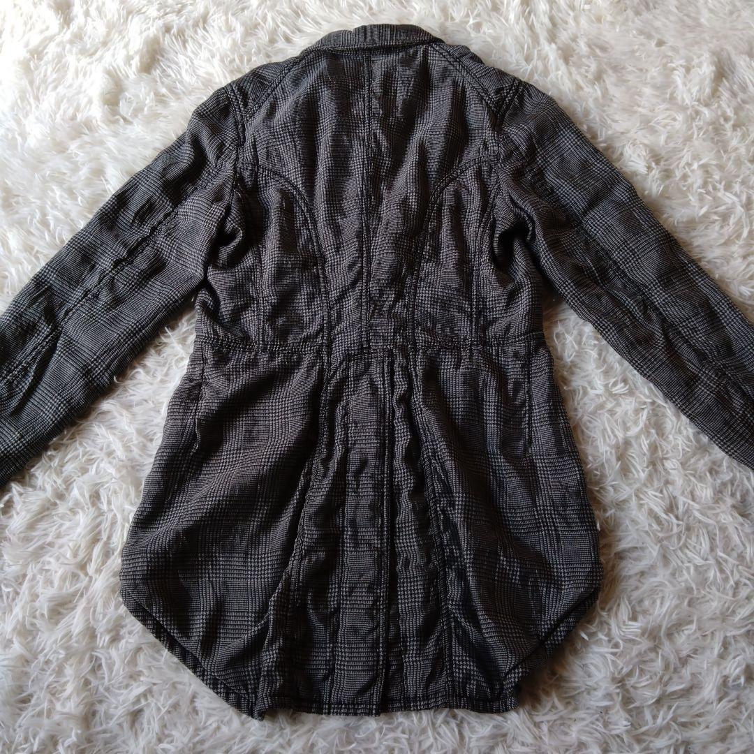 コムデギャルソン　コムコム　燕尾　ジャケット　グレンチェック