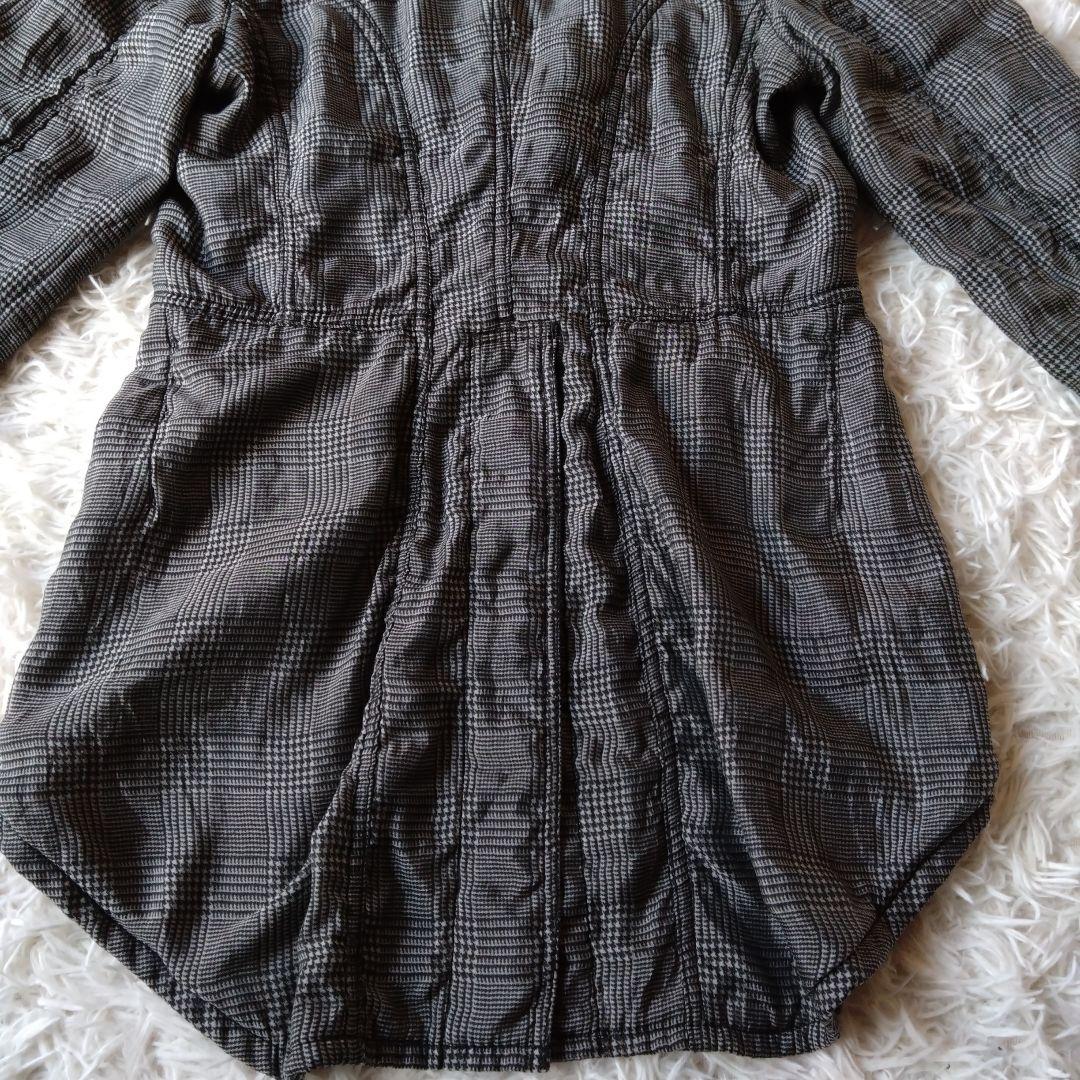 コムデギャルソン　コムコム　燕尾　ジャケット　グレンチェック