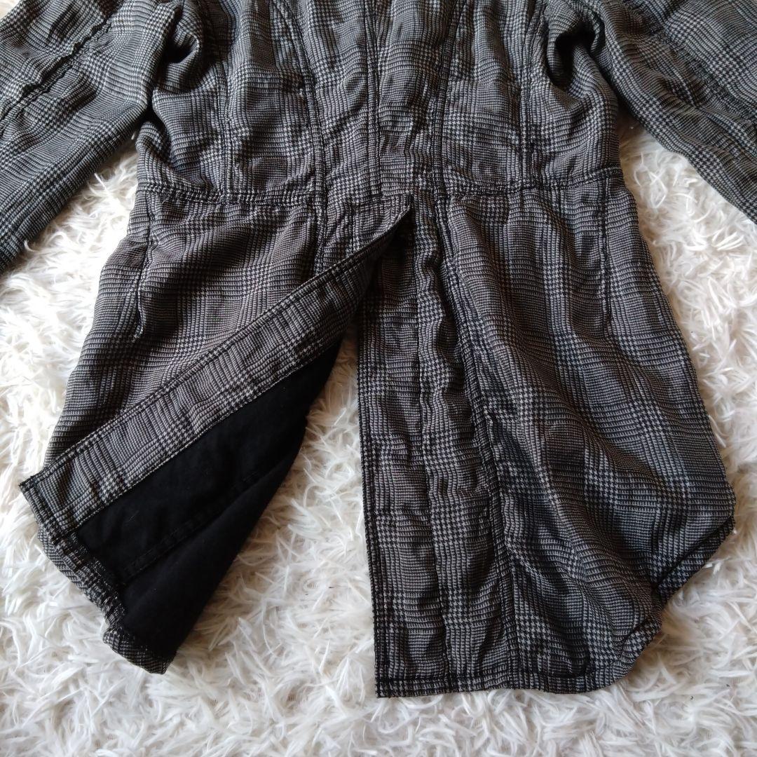 コムデギャルソン　コムコム　燕尾　ジャケット　グレンチェック