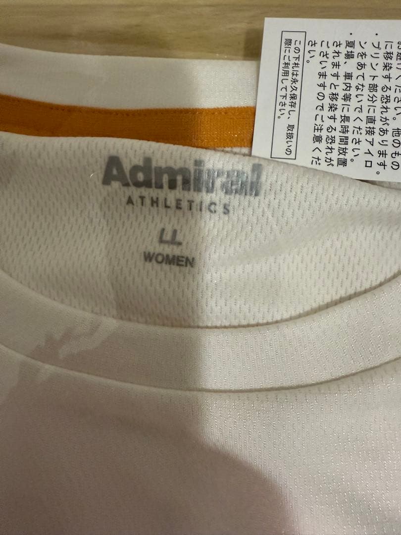 アドミラル　テニス フロントラインフラワーT LLサイズ　試着のみタグ付