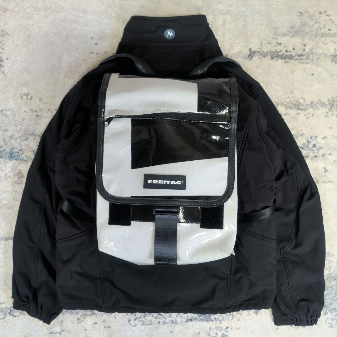 美品 フライターグ F133 BONANZA リュック 白 黒 廃盤品