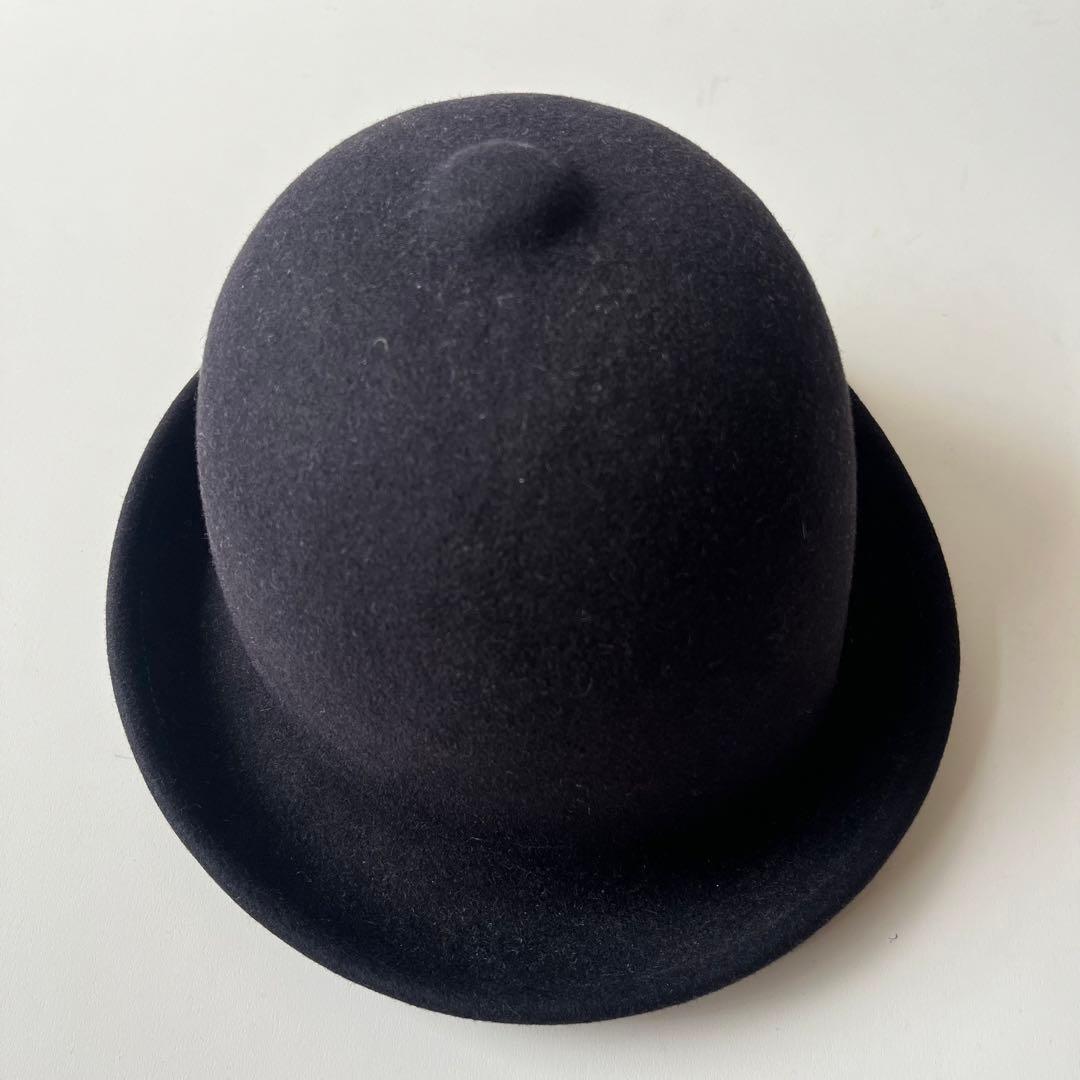 【試着のみ】ノックの帽子屋 ボーラーハット 一点モノ