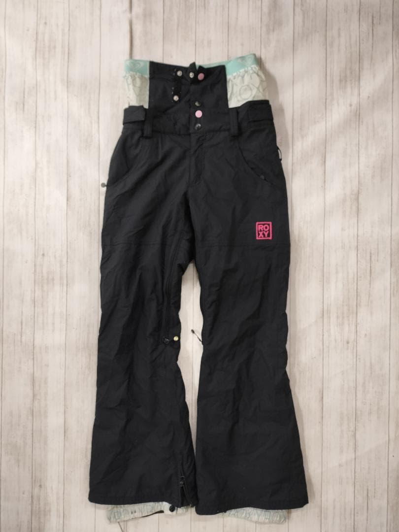 ロキシー/幾何学マルチカラーファージャケット×バック立体ロゴパンツ/ボードウェア