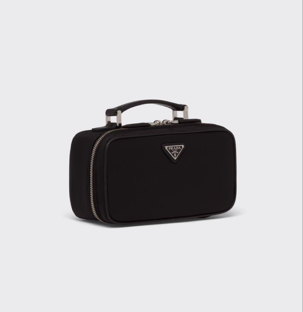 PRADA Re-Nylon サフィアーノレザー ハンドウエイト キャリーケース